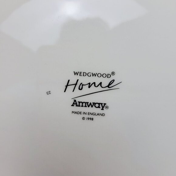 Wedgwood Amway Pears & Berries 14" Oval Serving Platter Beige Fruit & Floral - Picture 6 of 7